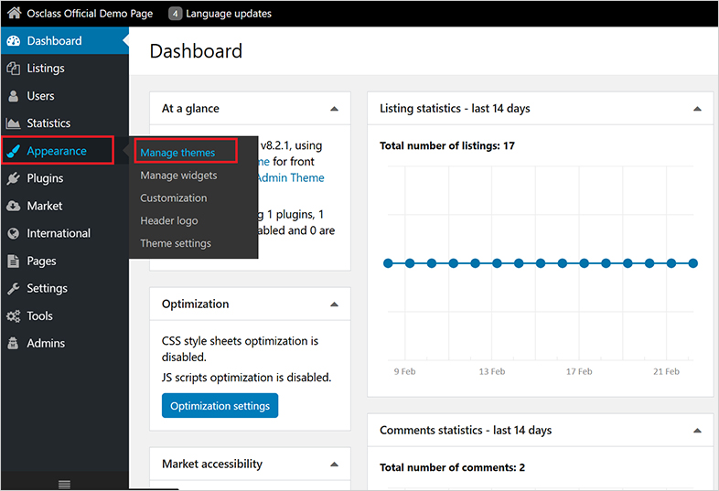 osclass website accessibility remediation