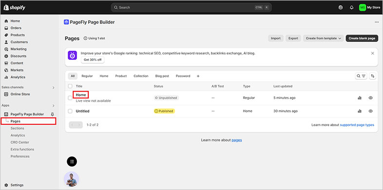 pagefly website accessibility remediation