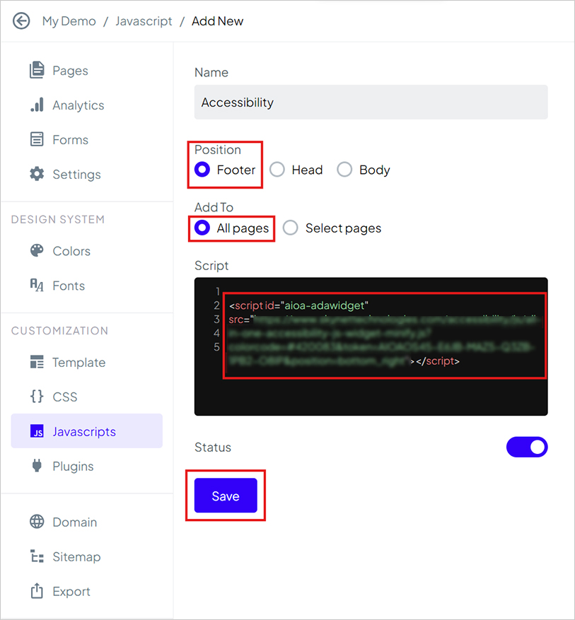 pagemaker ada website accessibility