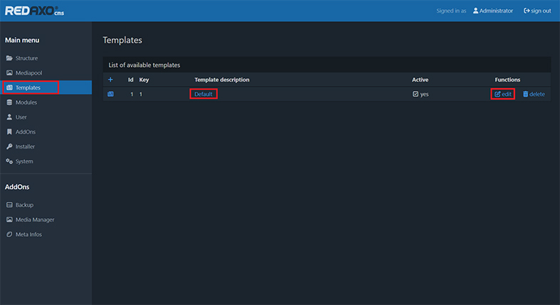 redaxo website accessibility remediation