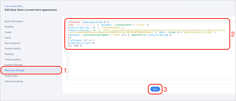 shoper ada website accessibility