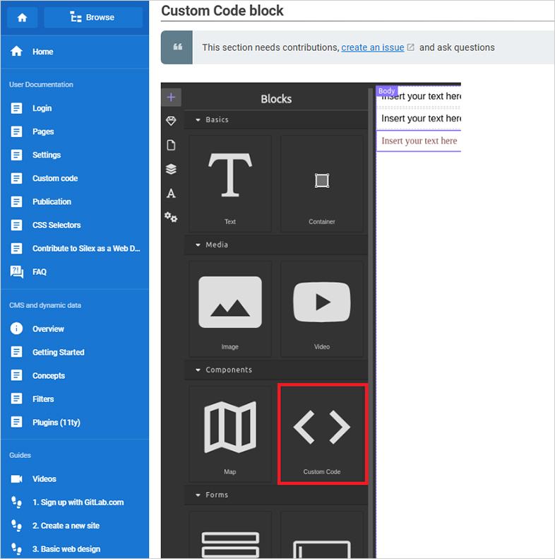 silex website accessibility remediation