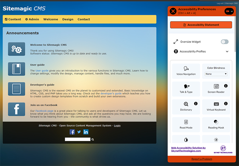 sitemagic ada website accessibility