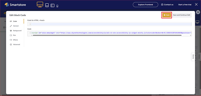 smartstore ada website accessibility