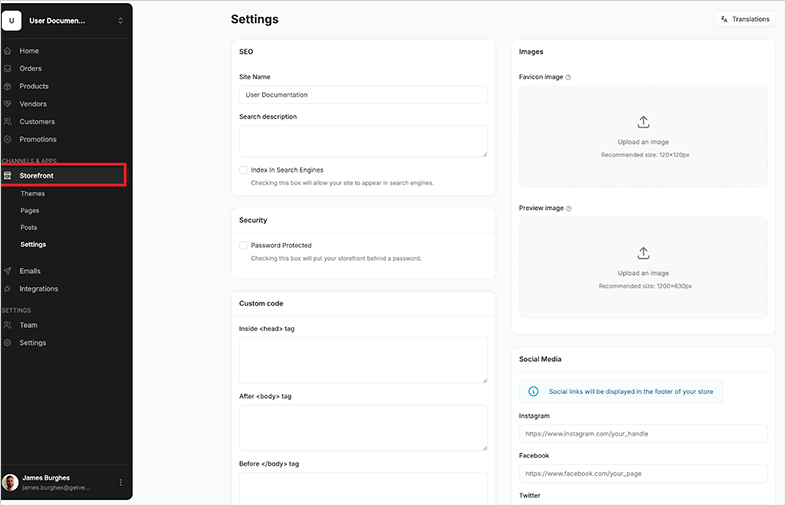 spree-commerce website accessibility remediation