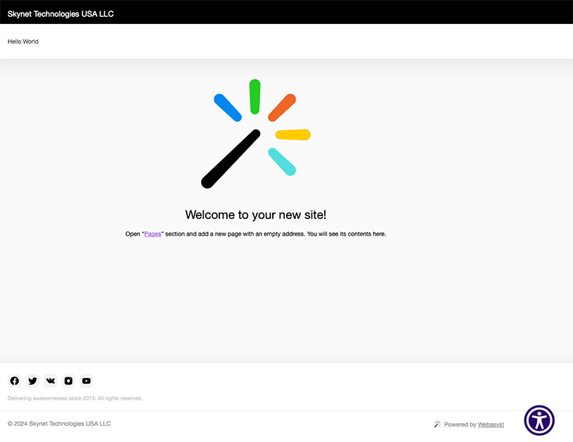 accessible webasyst accessible website design