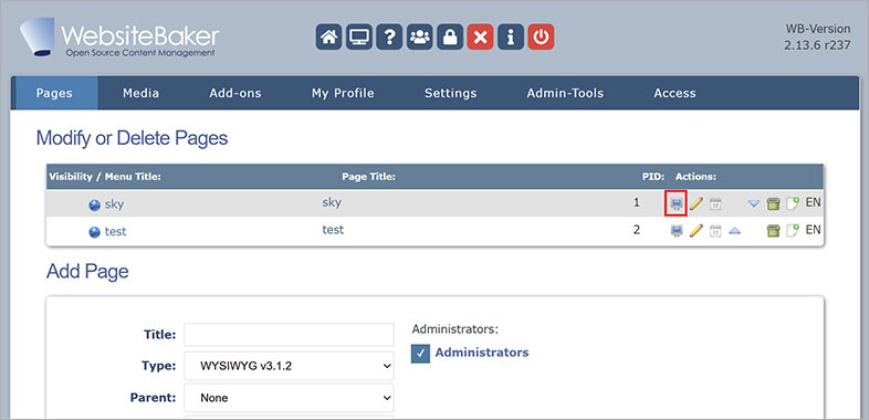 accessible websitebaker accessible website design