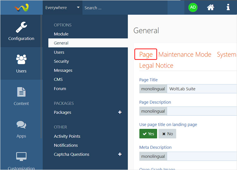 woltlab ada website accessibility
