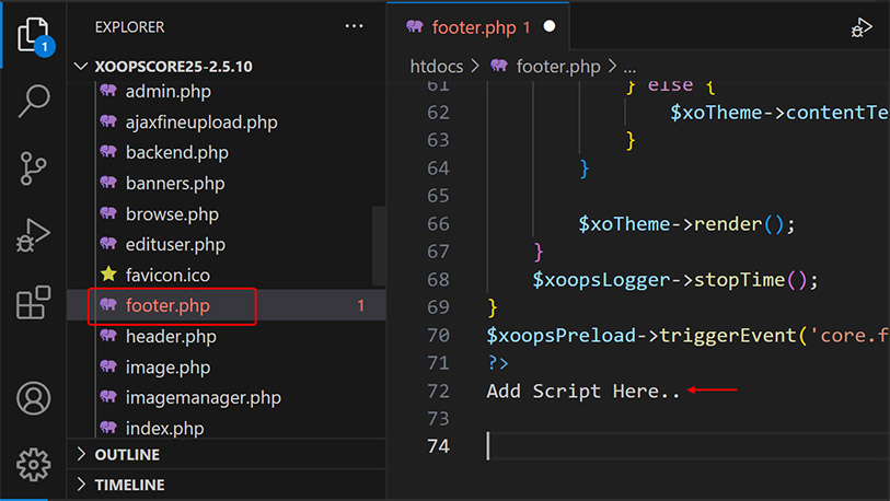 xoops cms website accessibility remediation