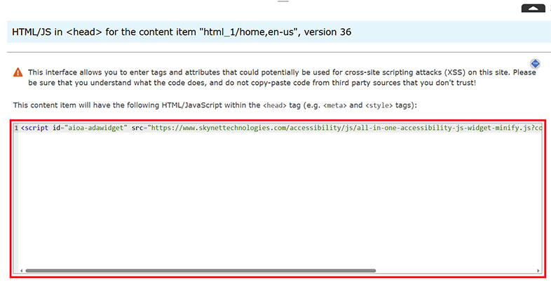 zenario all in one accessibility
