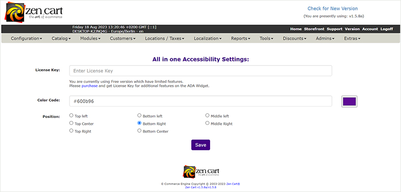 ada wcag accessibility integration