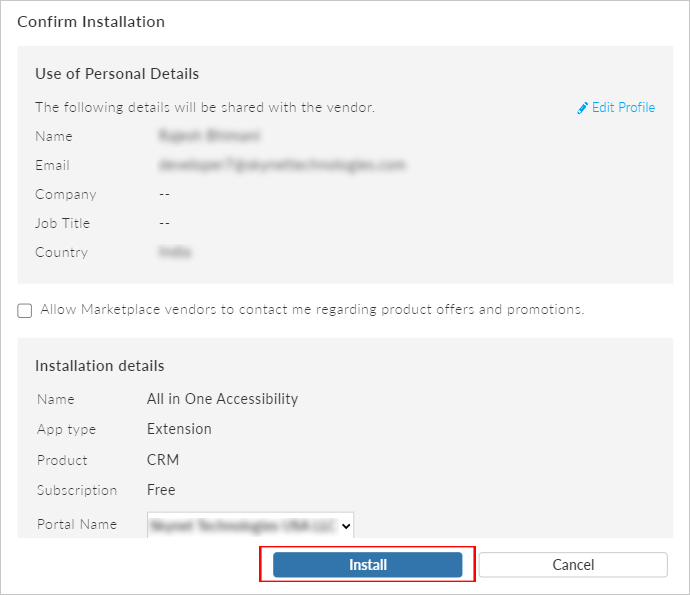zoho ada website accessibility