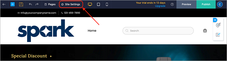 zohocommerce accessible website design
