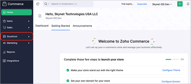 zohocommerce wcag web accessibility