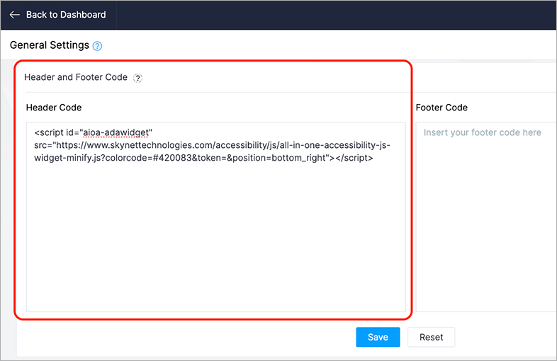 zohocommerce wcag website accessibility