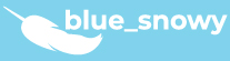 blue snowy theme logo