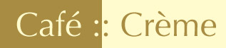 cafe creme theme logo