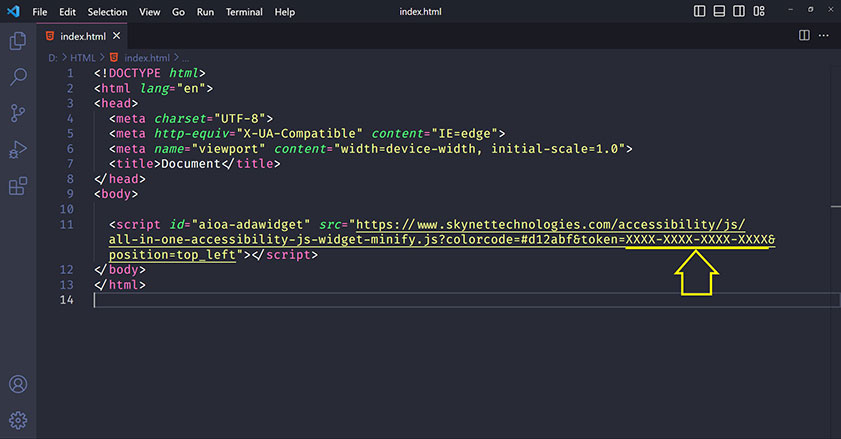Adding License Key in Code