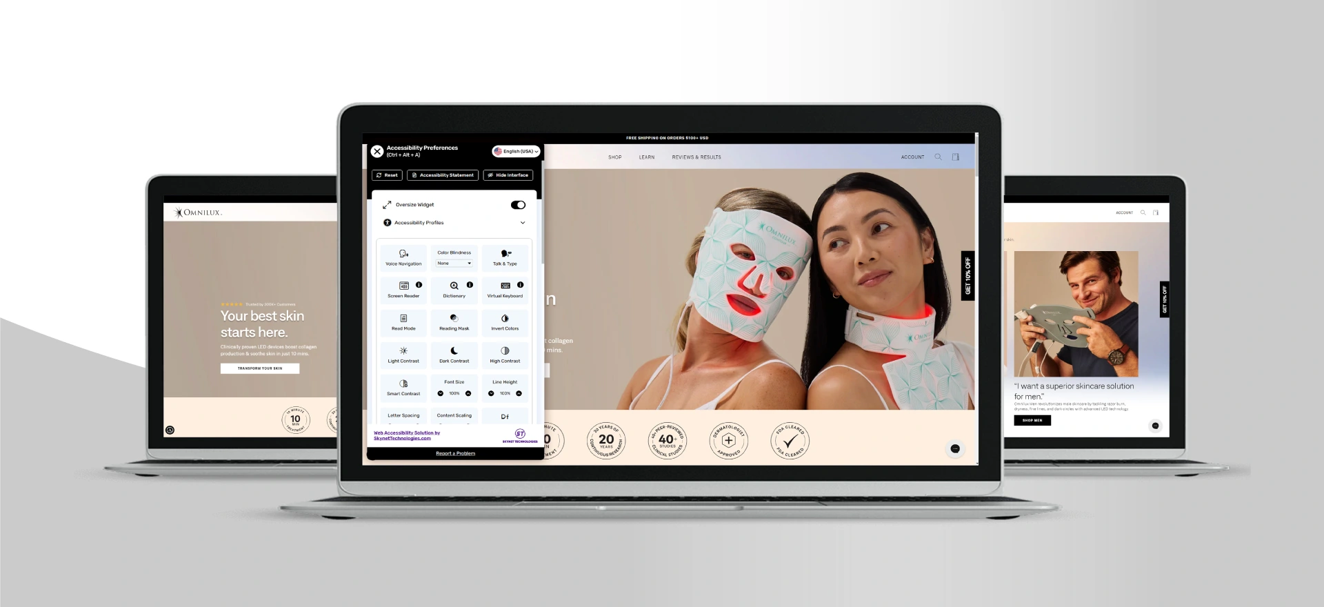 public health website WCAG accessibility