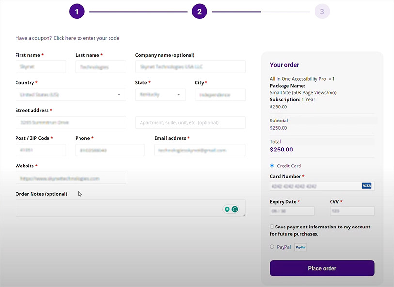 purchase plan all in one accessibility for dreamhost
