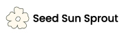 seed sun sprout theme logo