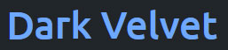 darkvelvet theme logo
