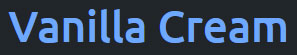 vanillacream theme logo