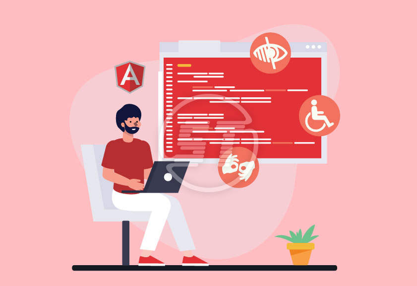 AngularJS web accessibility integration 